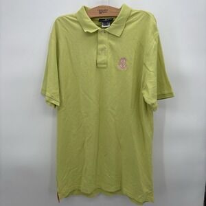 Psycho Bunny Polo Mens Size 8 XL Green Short Sleeve 100%‎ Pima Cotton #10H
